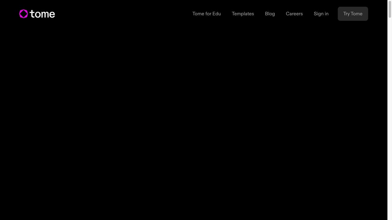 Tome screenshot
