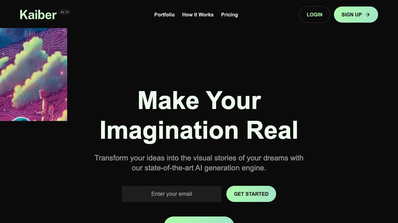 Kaiber.ai screenshot