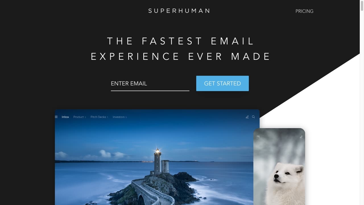 Superhuman screenshot