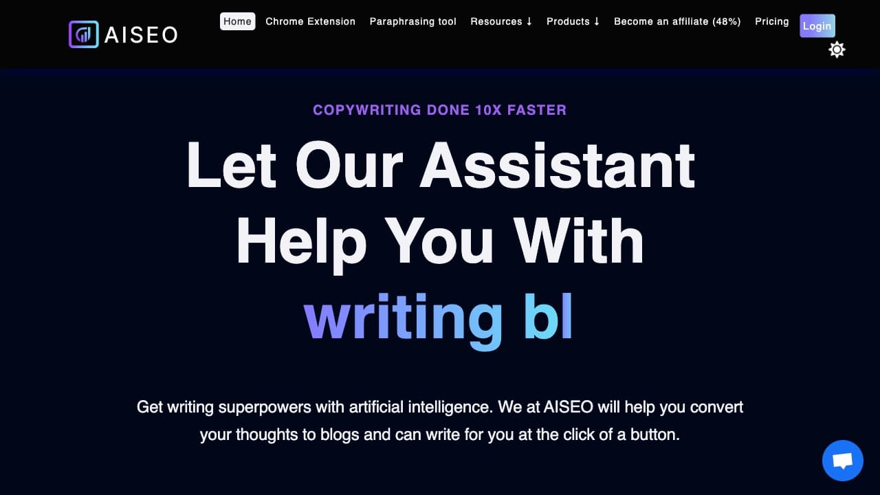 AISEO screenshot