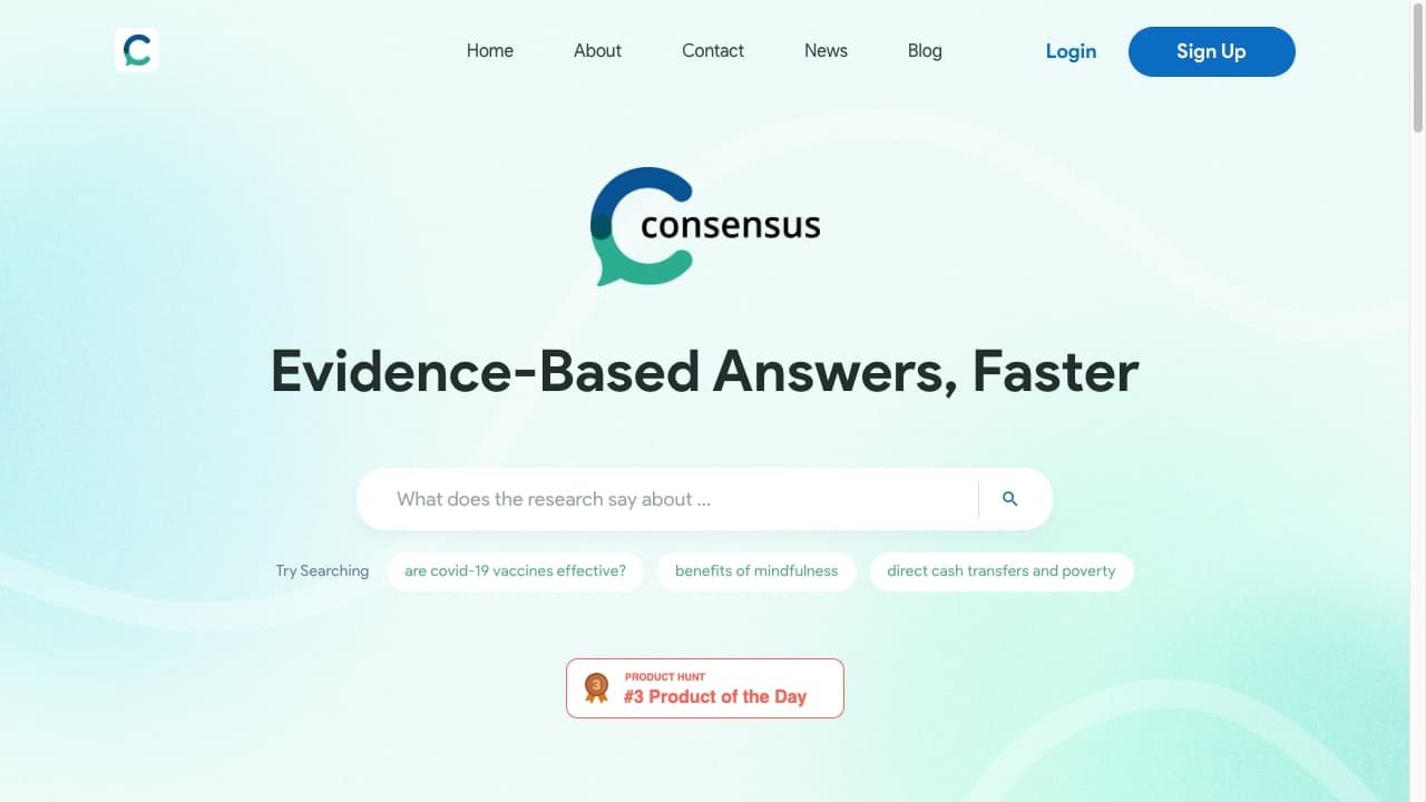 Consensus screenshot