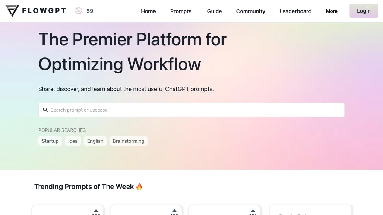 FlowGPT screenshot